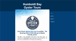 Desktop Screenshot of humboldtbayoystertours.com